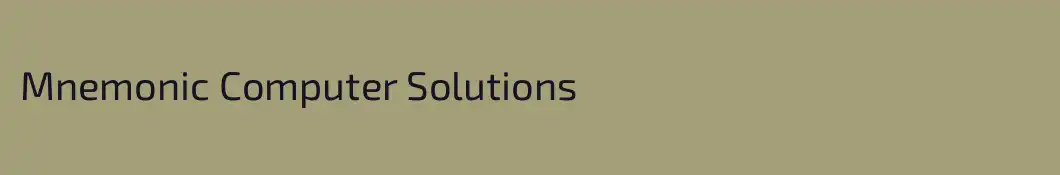 Mnemonic Computer Solutions